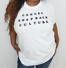 Load image into Gallery viewer, Cancel Snapback Culture Tee